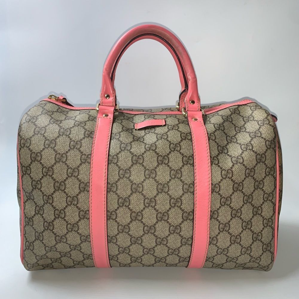 💎✨ Authentic✨💎 GUCCI Joy Boston Bag GG Logo Large